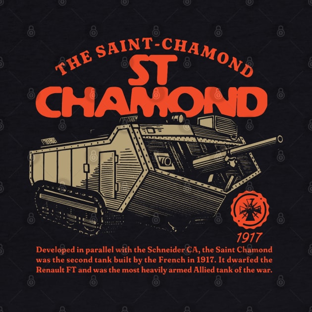 ST CHAMOND - WW1 French Tank by Distant War